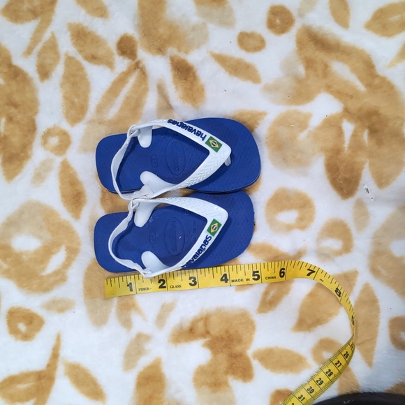 Havaianas Kids Sandals Blue and White - Picture 5 of 5